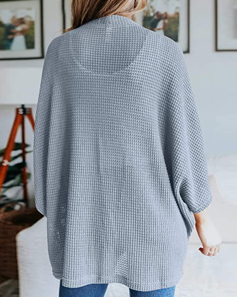 Thalassa® | Gebreid wafelvest