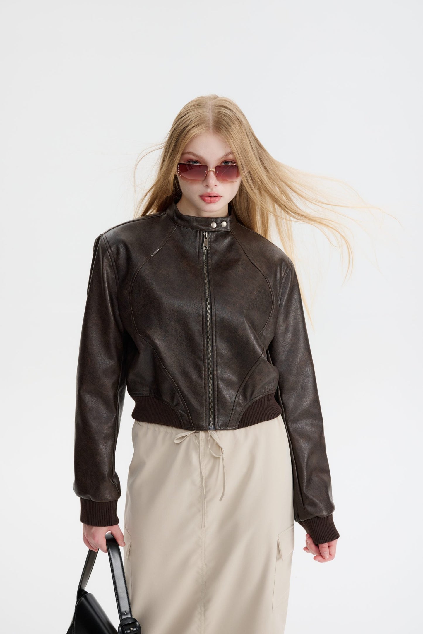 Thalia® | Luxe leren jas voor dames