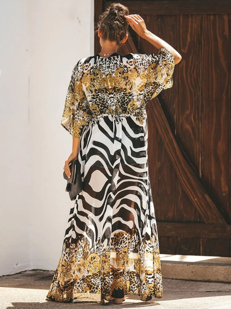 Zonnewende® | Kimono met luipaardprint