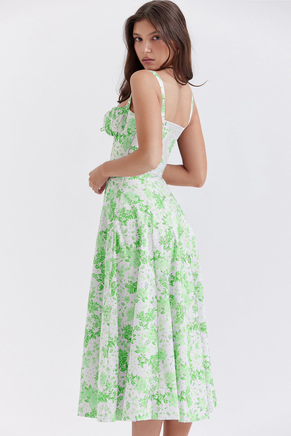 Yasmin® | Vintage bloemenjurk, strak in de taille