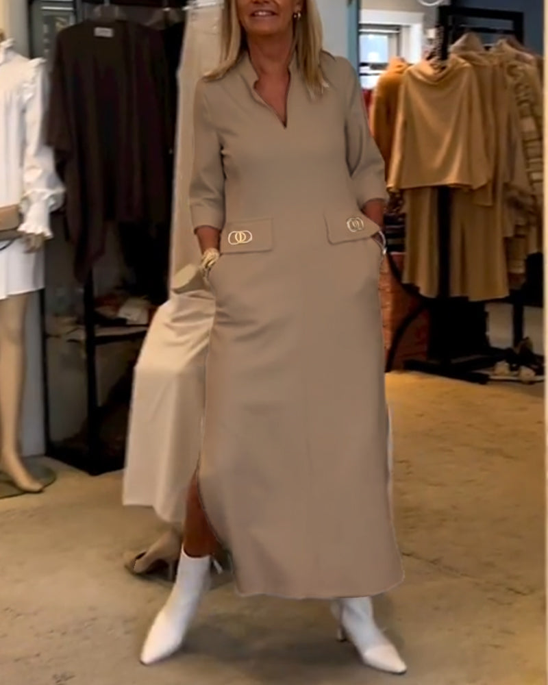 Zoe® | Jurk met 3/4 mouwen