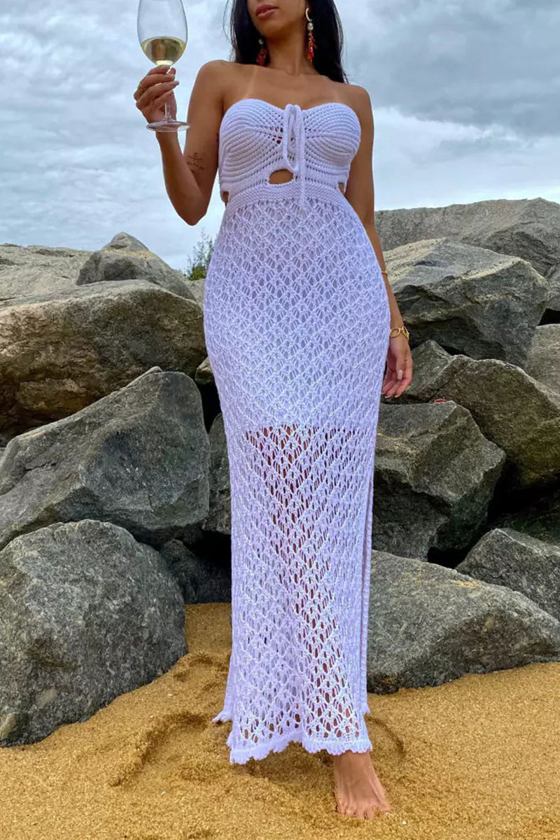 Ursula® | Sexy vakantiebadkleding met uitgeholde splitten (4 kleuren)