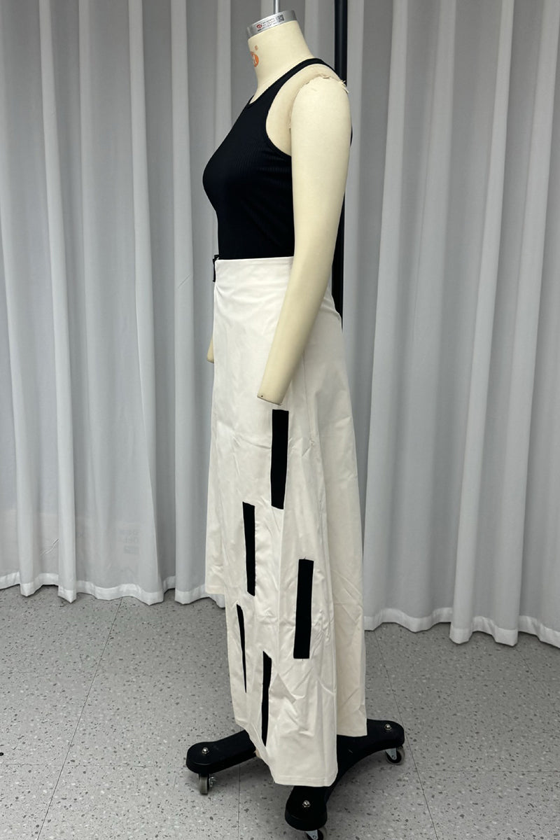 Teresa® | Casual straatzak, onregelmatige O-hals, mouwloos, tweedelig