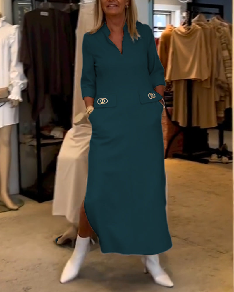 Zoe® | Jurk met 3/4 mouwen