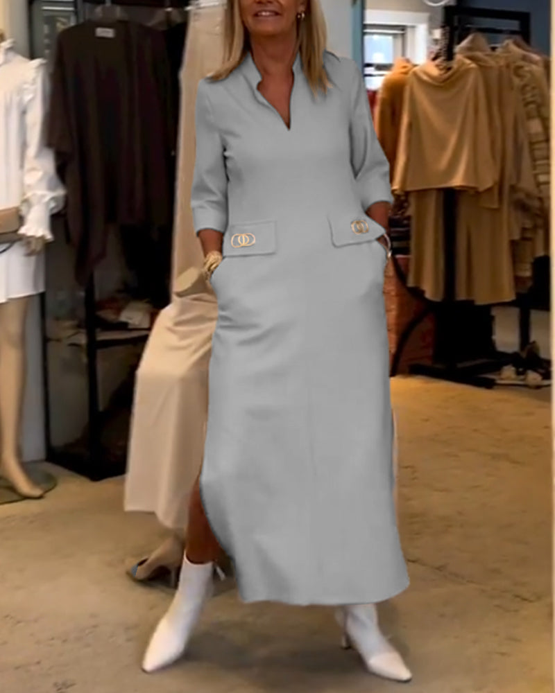 Zoe® | Jurk met 3/4 mouwen