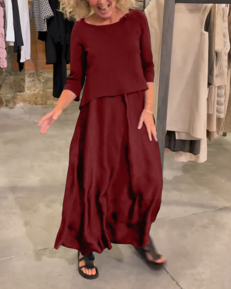 Yesenia® | Mooie jurk voor elk seizoen. Jurk + topje