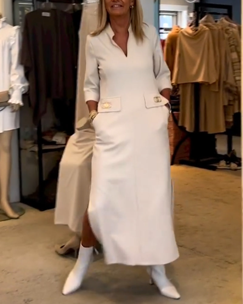 Zoe® | Jurk met 3/4 mouwen