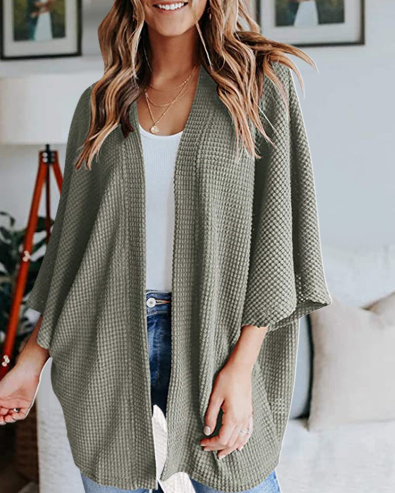 Thalassa® | Gebreid wafelvest