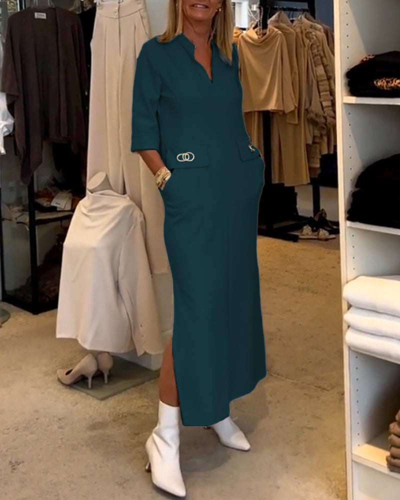 Zoe® | Jurk met 3/4 mouwen
