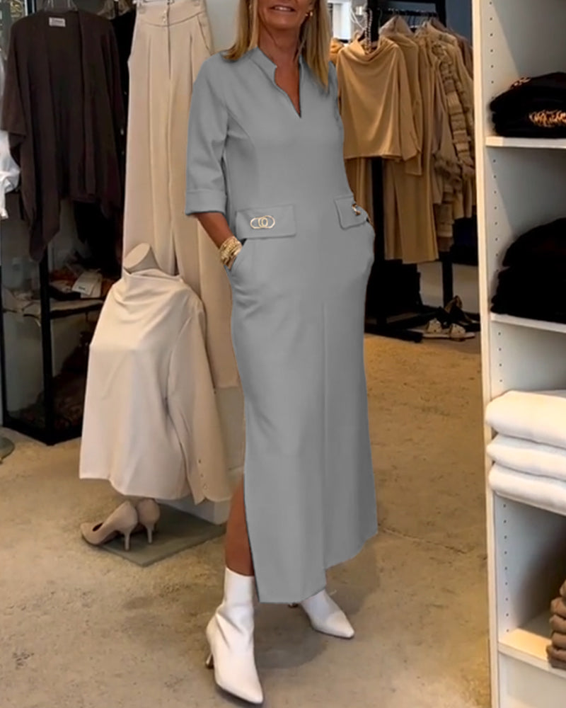 Zoe® | Jurk met 3/4 mouwen