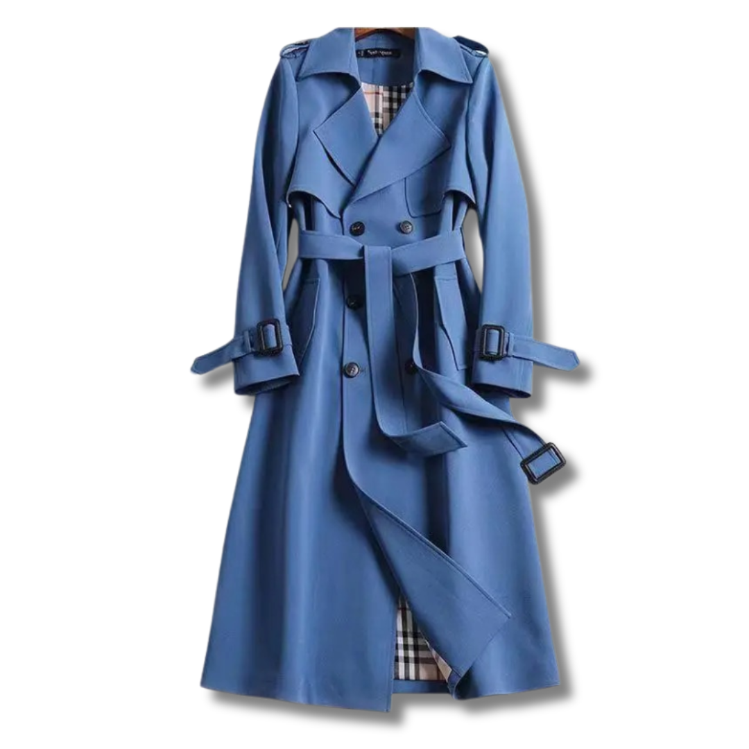 Zulema® | Amberkleurige klassieke trenchcoat
