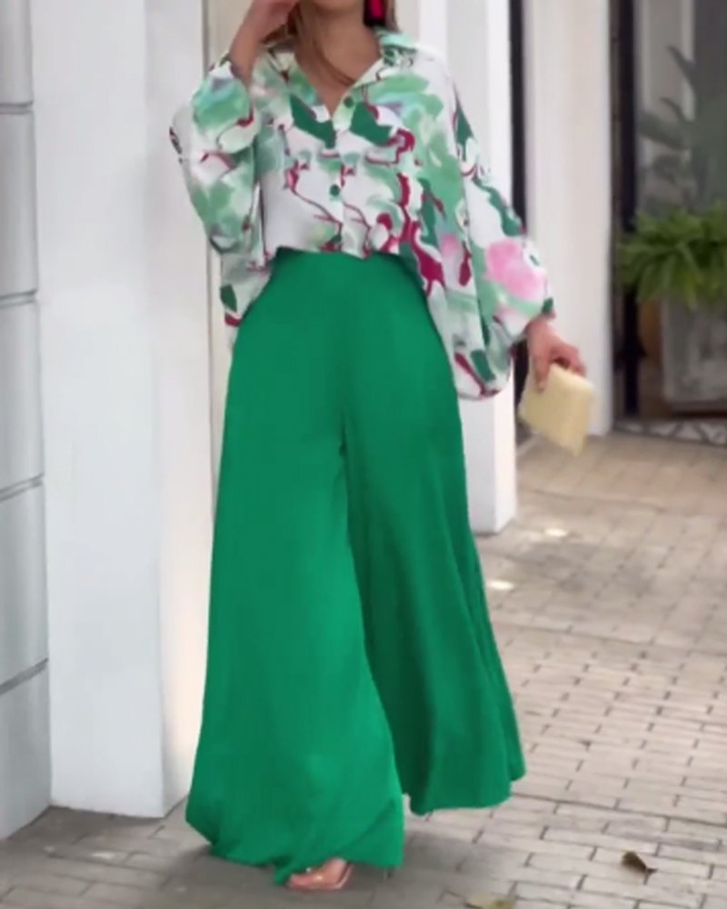 Zoe® | Liz shirt en broek set.