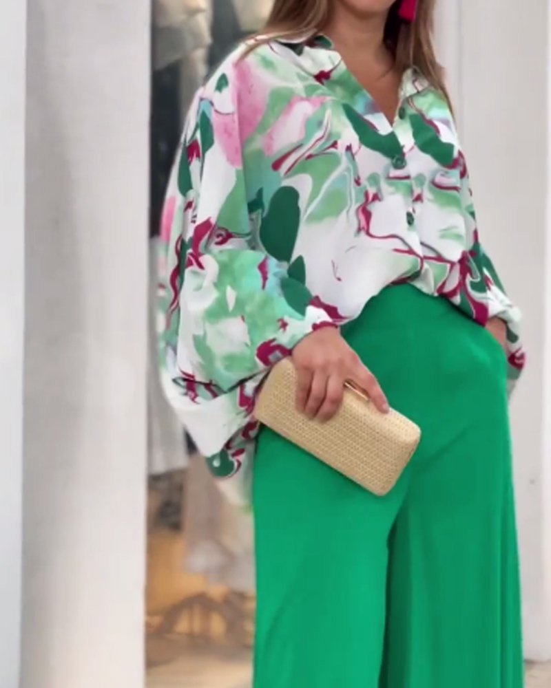 Zoe® | Liz shirt en broek set.