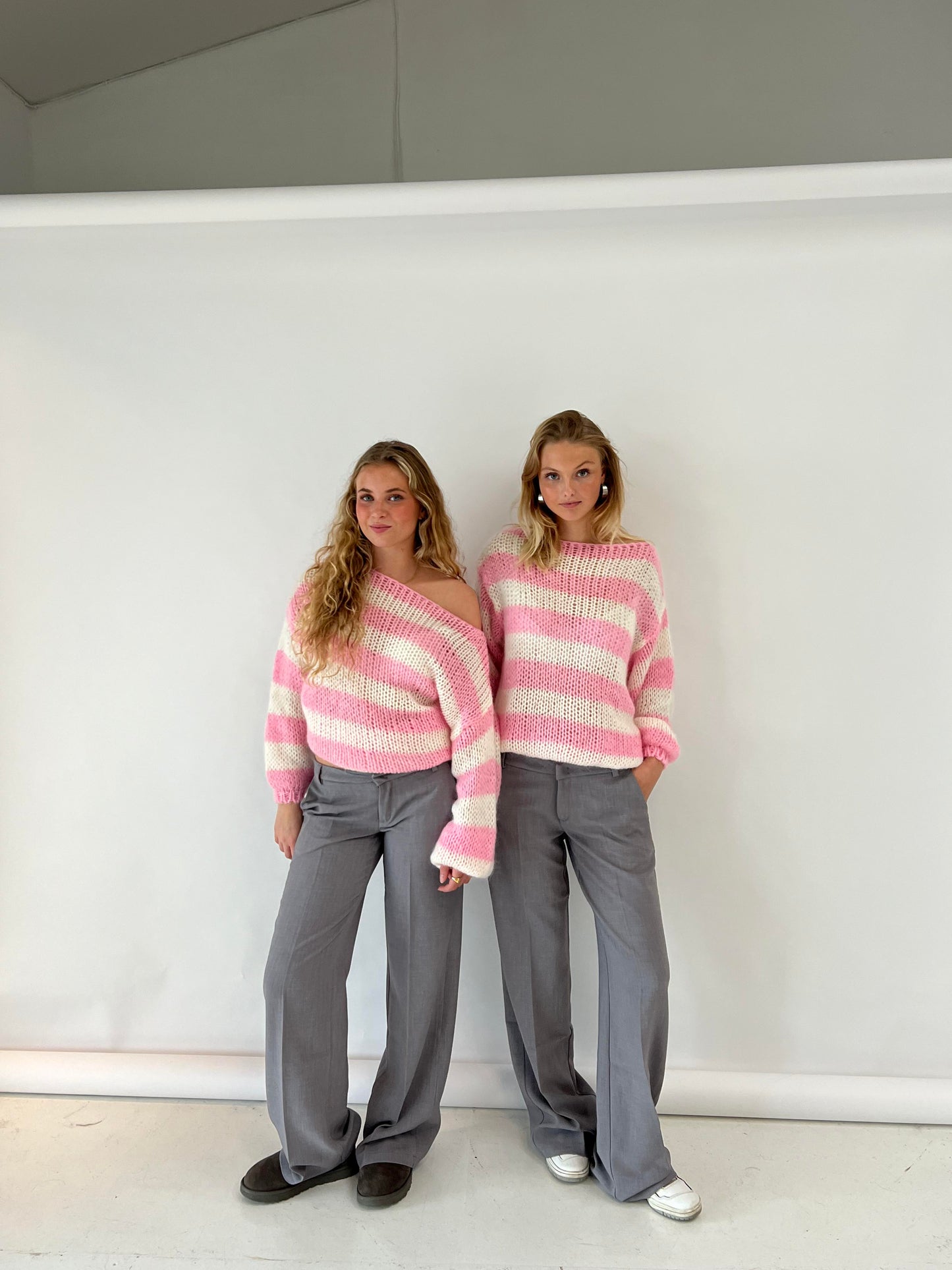 Zulema® | Gestreepte losse trui met boothals