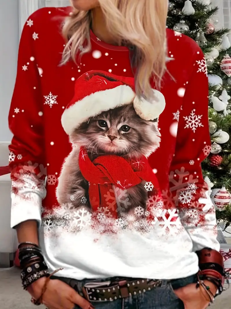 Yasmin® | Kat kersttrui