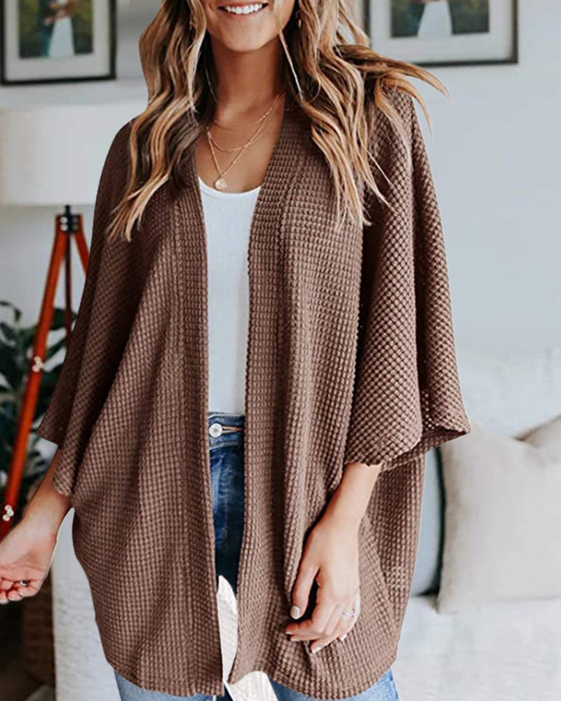 Thalassa® | Gebreid wafelvest