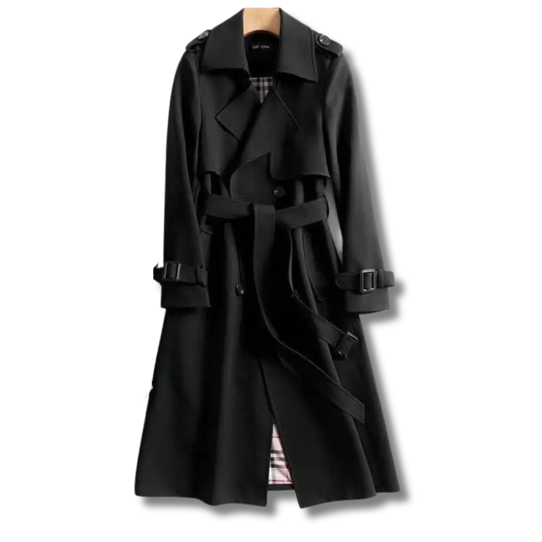 Zulema® | Amberkleurige klassieke trenchcoat