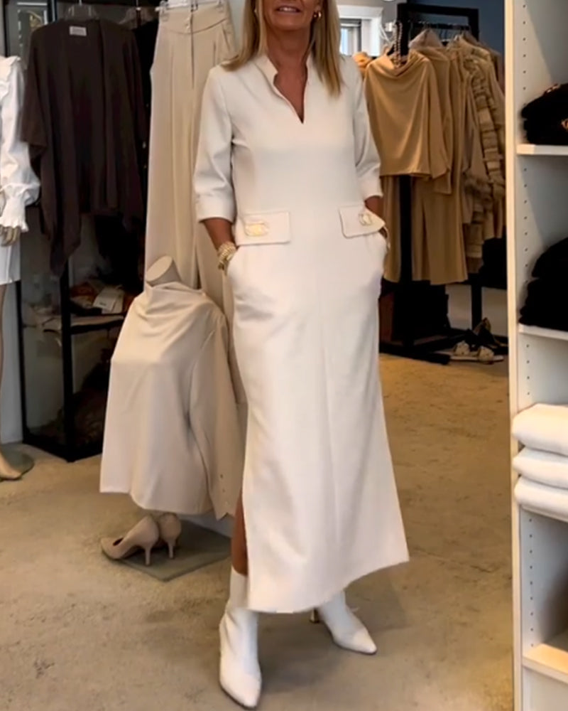 Zoe® | Jurk met 3/4 mouwen