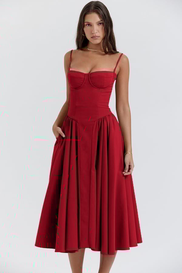 Thalia® | Mouwloze midi-jurk voor dames