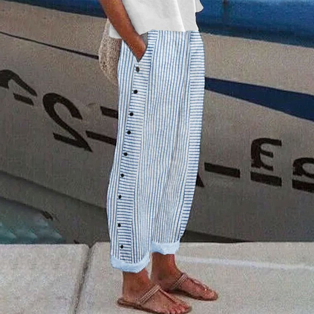 Tilly® | Zachte broek met zijzakken