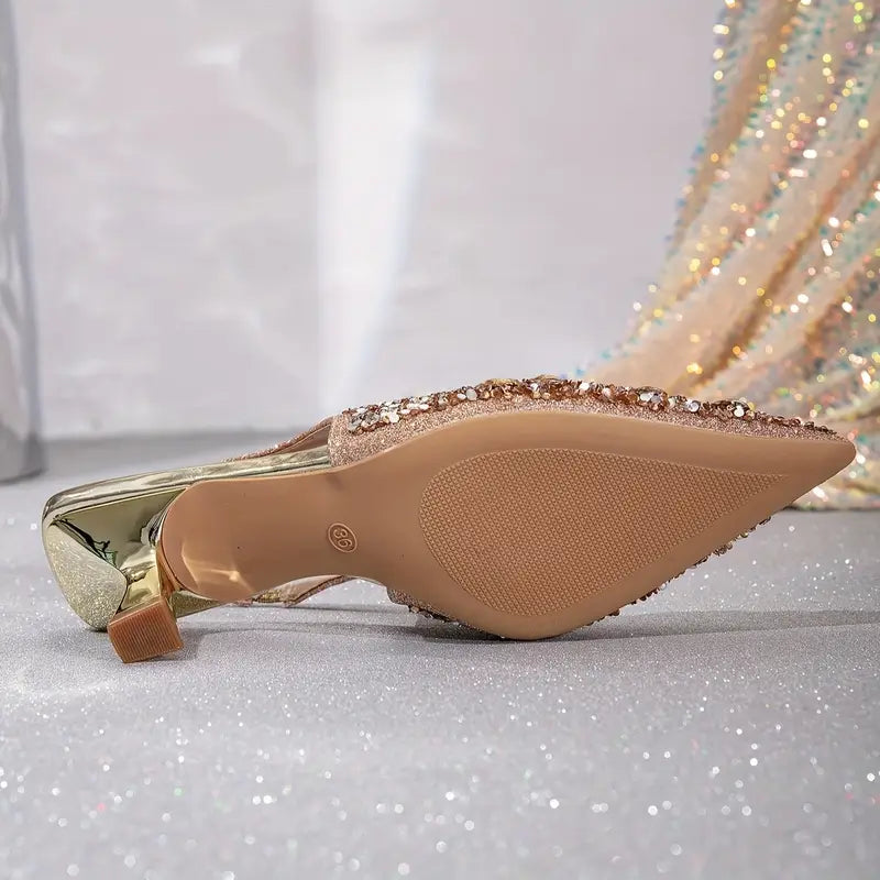 Teresa® | Dunne banketschoenen met hoge hakken
