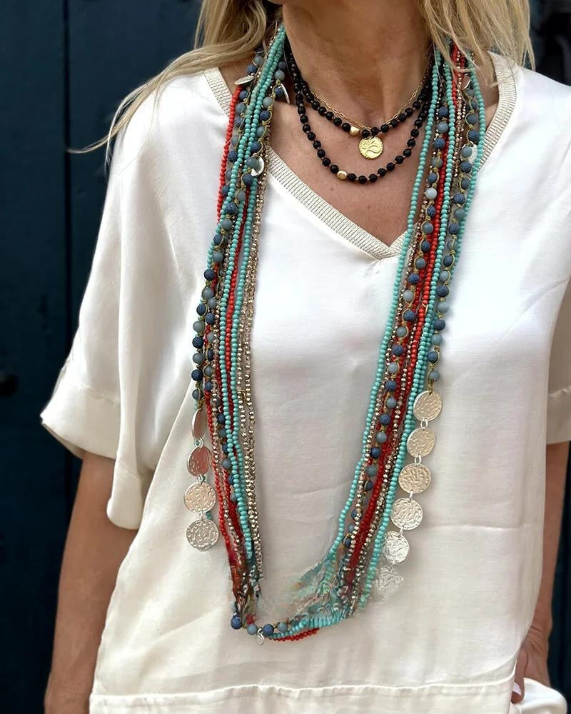 Zulema® | Bologna'S Elysian Elegance blouse- en broekset