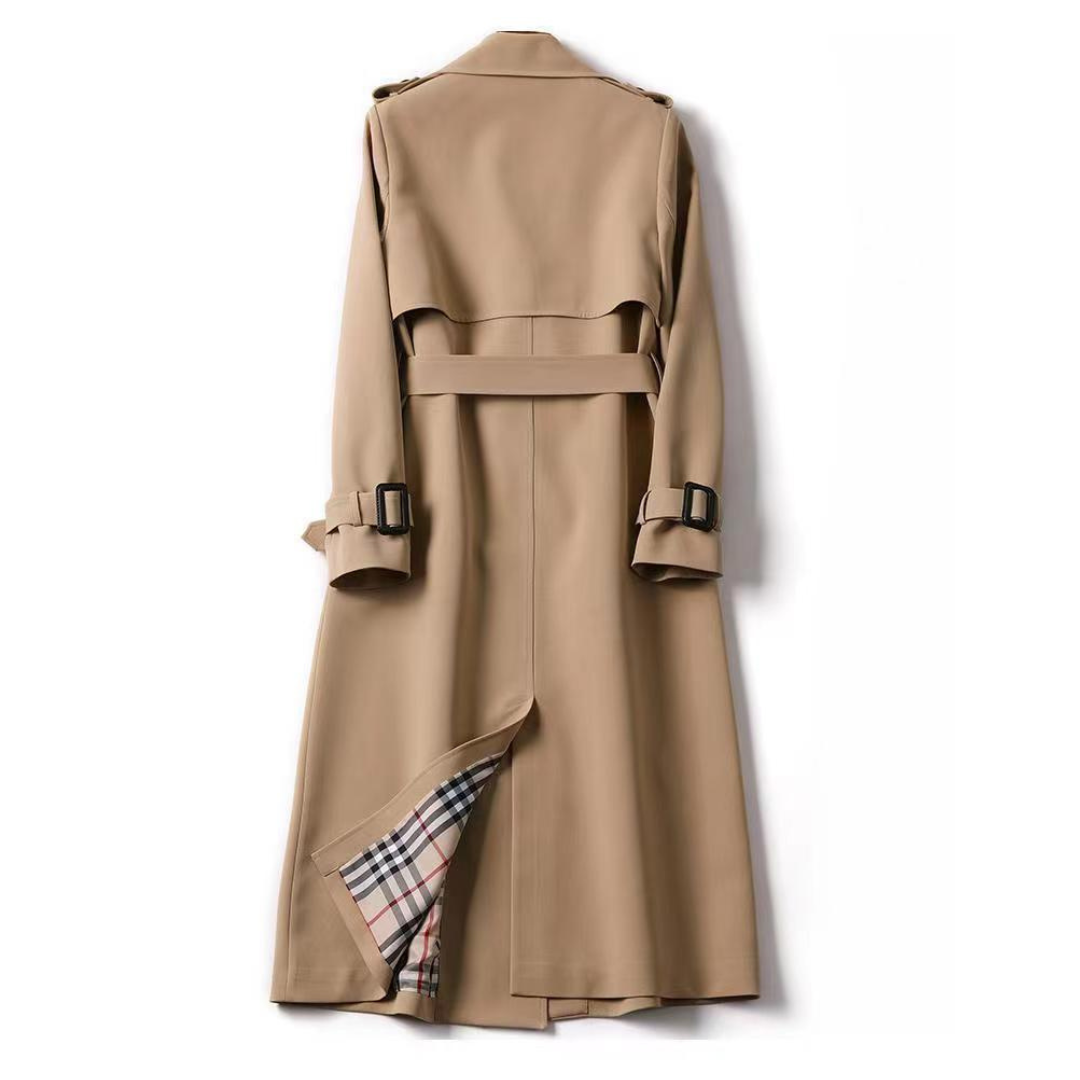 Zulema® | Amberkleurige klassieke trenchcoat