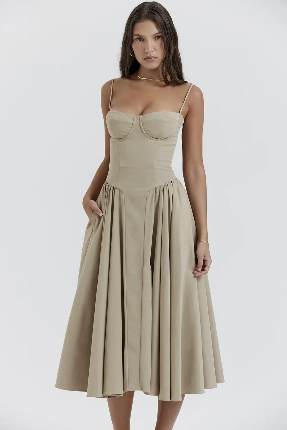 Thalia® | Mouwloze midi-jurk voor dames