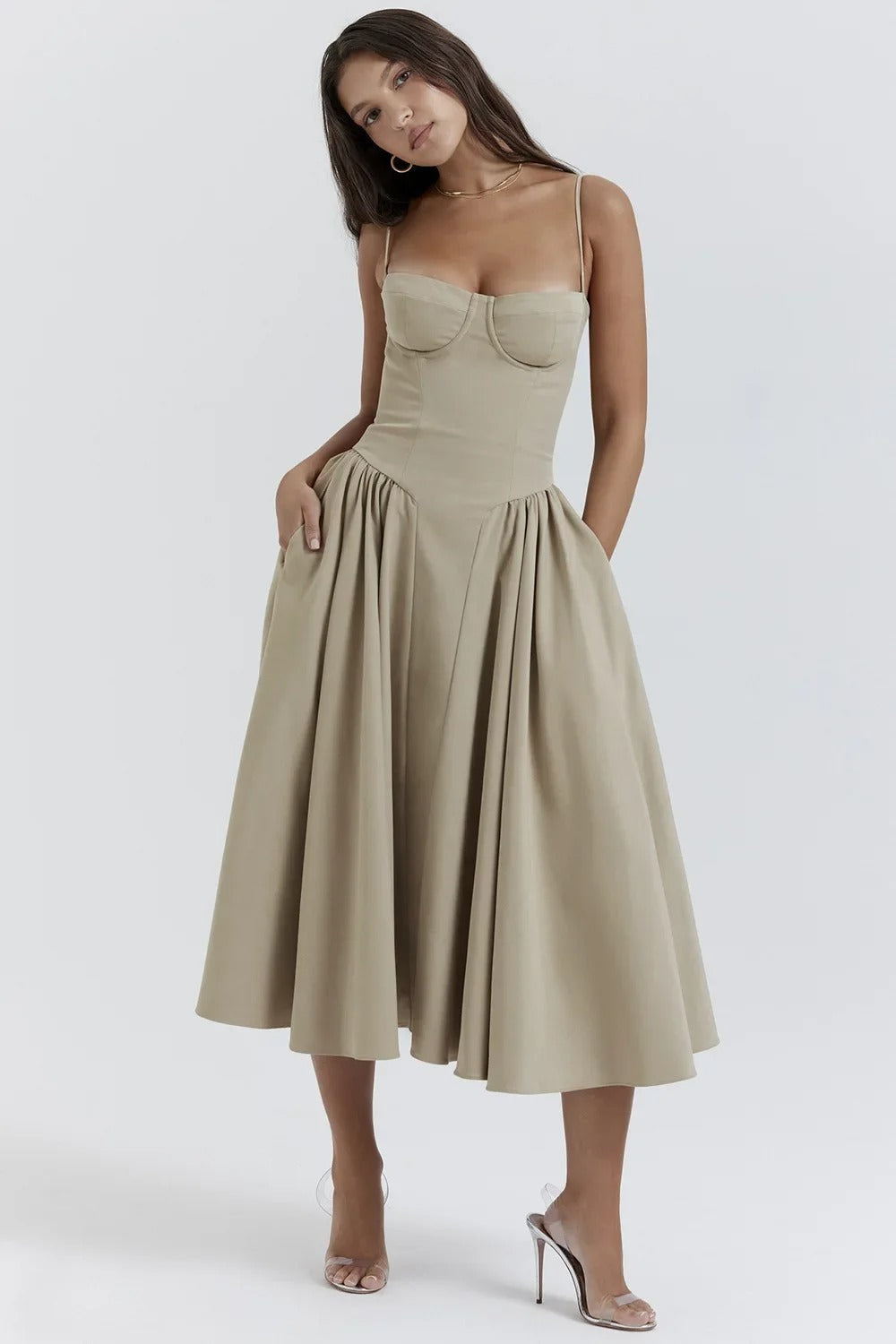 Thalia® | Mouwloze midi-jurk voor dames