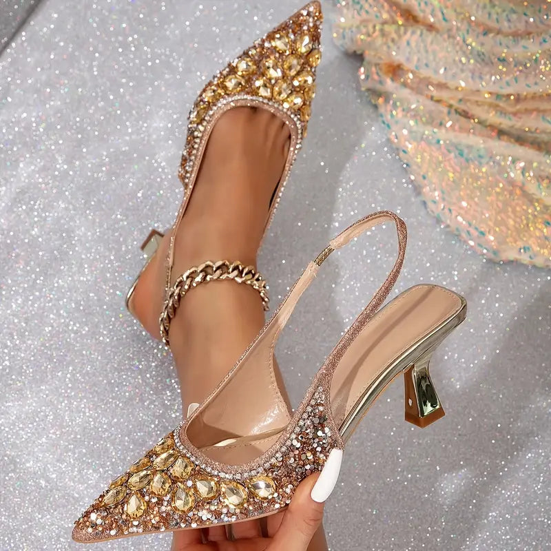 Teresa® | Dunne banketschoenen met hoge hakken