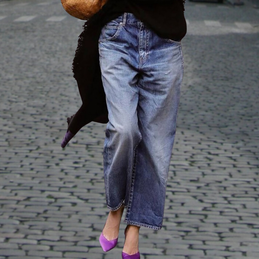 Zoe® | Super stijlvolle jeans met een wijde pasvorm