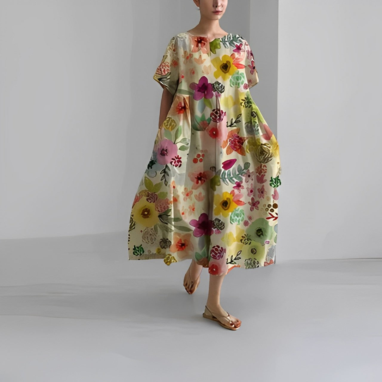 Valentina® | Comfortabele bloemenjurk