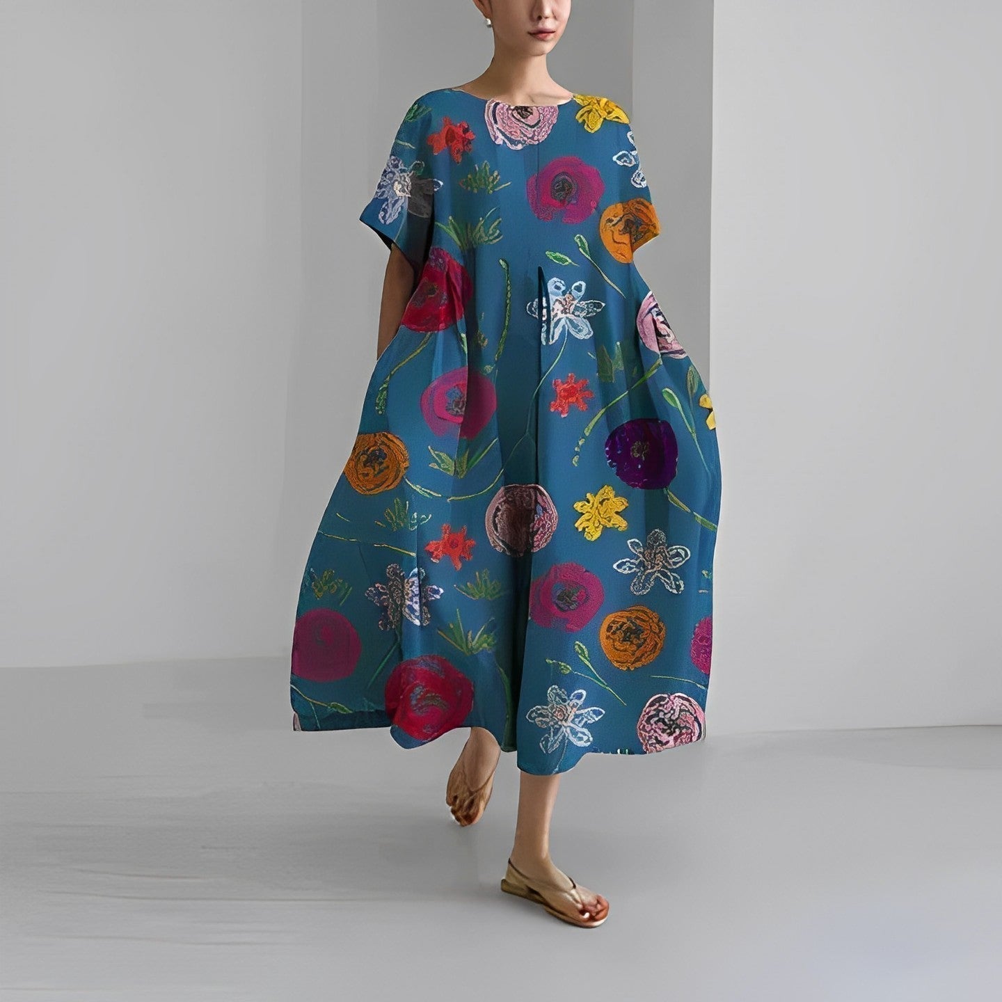 Valentina® | Comfortabele bloemenjurk