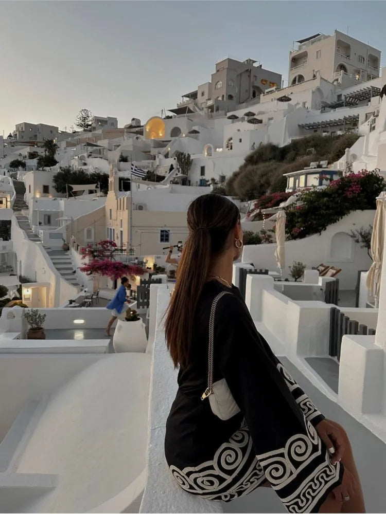 Thalia® | Korte jurk met lange mouwen