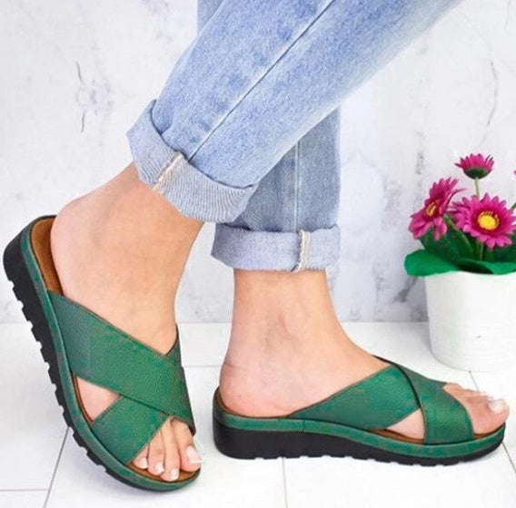 Yesica® | Outdoor-slippers met sleehak