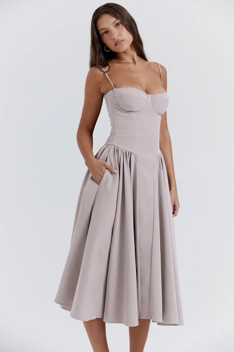 Thalia® | Mouwloze midi-jurk voor dames