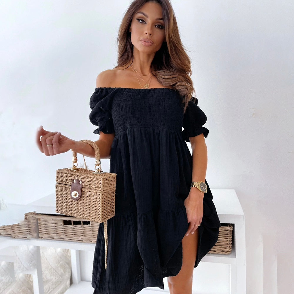 Ursula® | Elegante zomerjurk met blote schouders