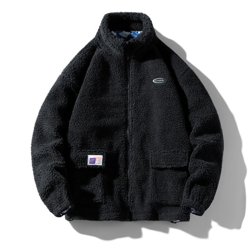 Ursula® | Stijlvol pluchen bomberjack