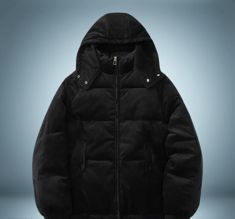 Yasmina® | Bruin donsjack met capuchon