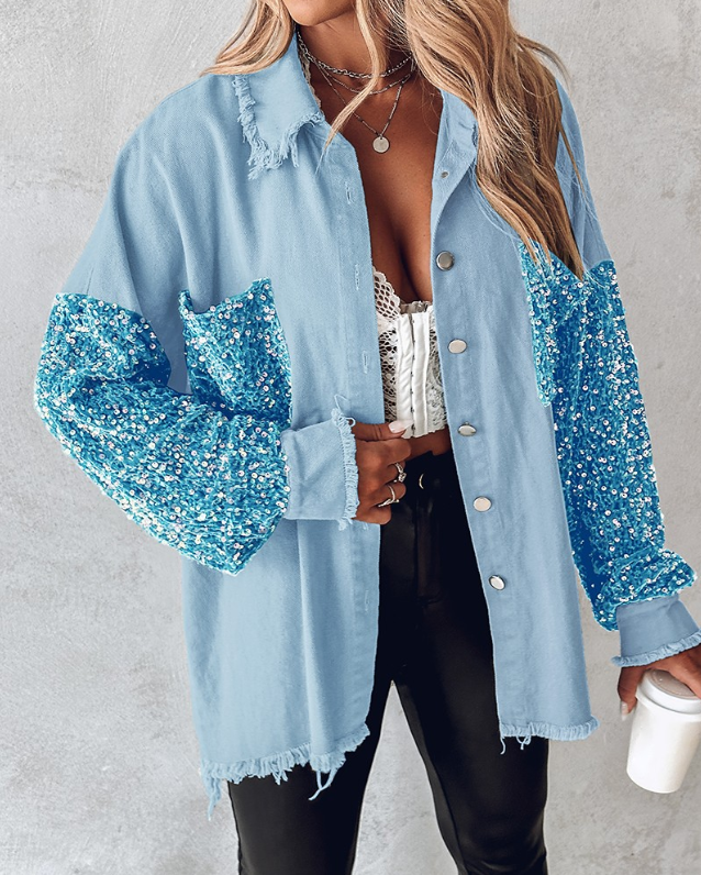 Teresa® | Jack met contrasterende pailletten voor dames