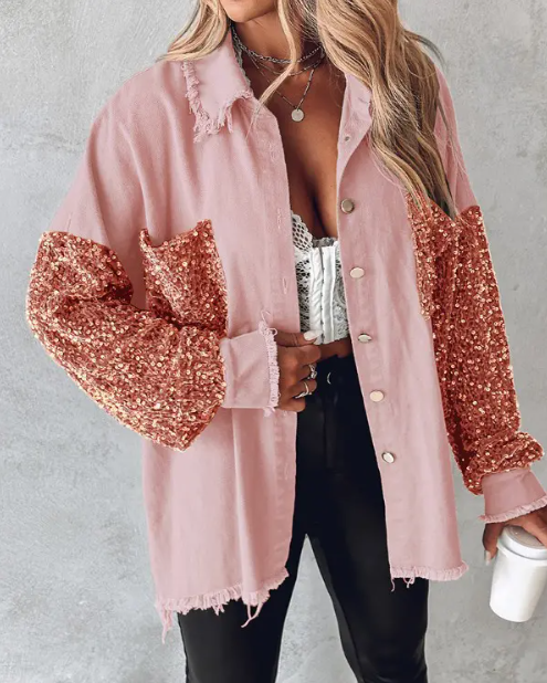 Teresa® | Jack met contrasterende pailletten voor dames