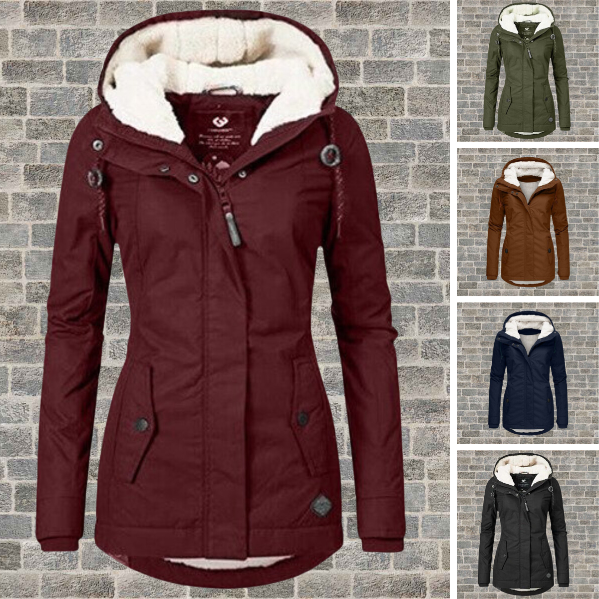 Ursula® | Warme katoenen jas voor dames