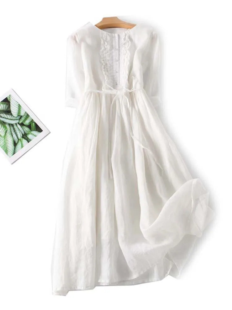 Zola® | Elegante linnen jurk