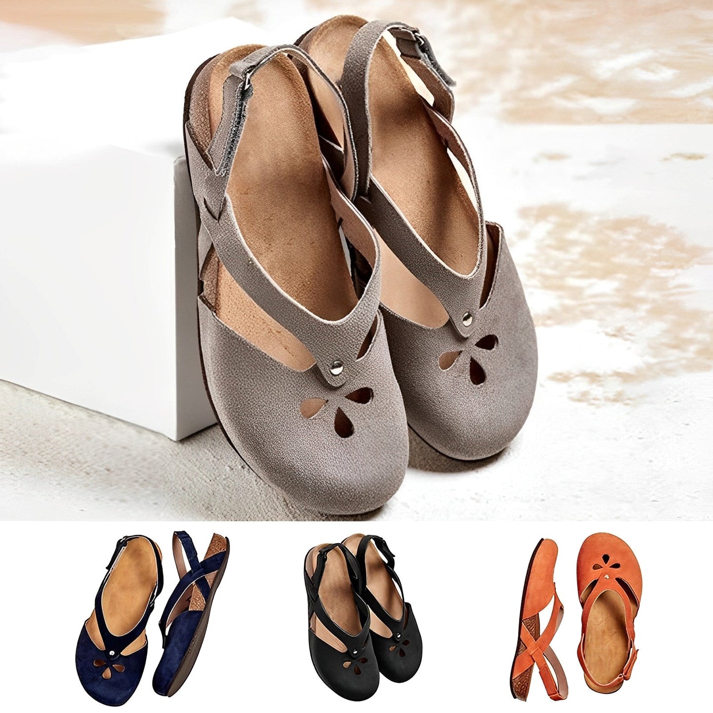 Luna® | Stijlvolle instapsandalen
