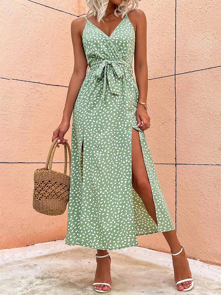 Yesica® | Lange zomerjurk met bloemmotief