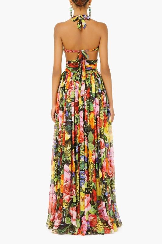 Yesenia® | Maxi-jurk met printkraag
