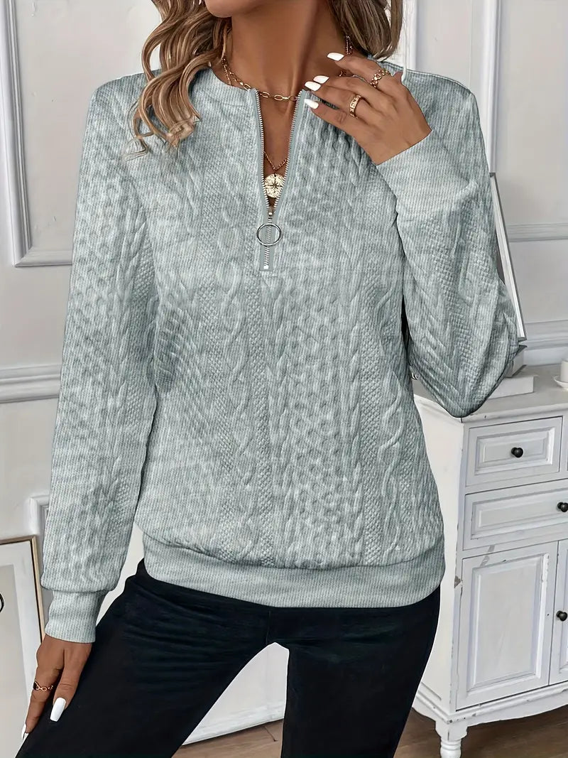 Zulema® | Elegante trui met rits voor comfort en stijl