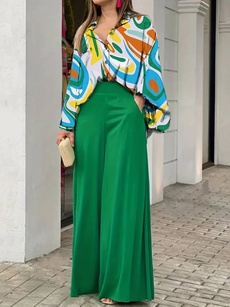 Hortensia® | Blouse- en broekset