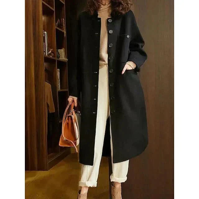 Yasmina® | Opvallende, moderne en gezellige wollen blazer voor dames