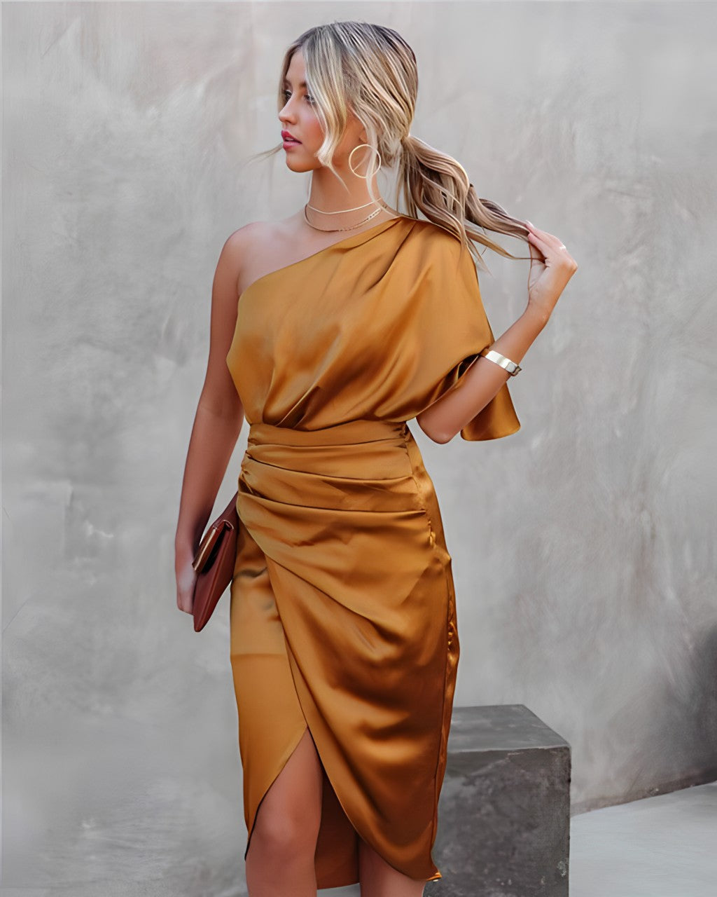 Zulema® | Elegante zijden feestjurk